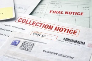 Debt collection notice final notice letter mail